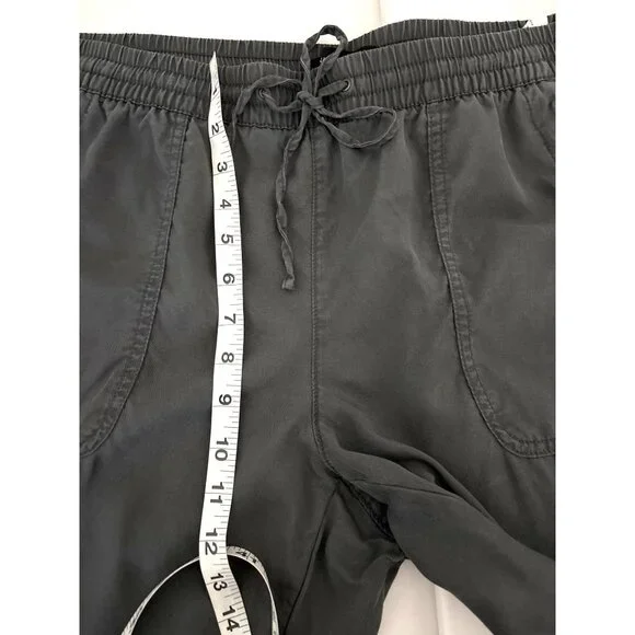 Banana Republic Pants Sz Large Quiet Luxury Jogger Gray Tencel Lyocell Eco Comfy - Picture 7 of 12